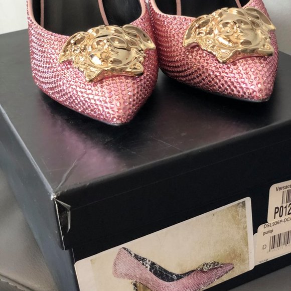 Versace Swarvoski Heels - Picture 5 of 6